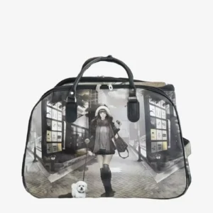 Beauty and Dog Travel Bag